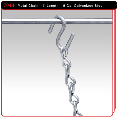 4' - Galvanized Metal Chain