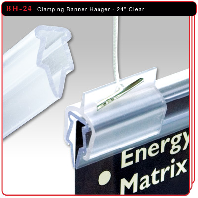 24" Clamping Banner Hanger