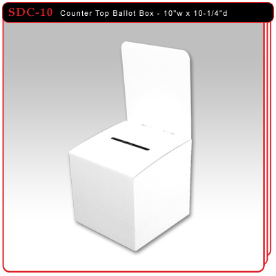 Counter Top Ballot Box