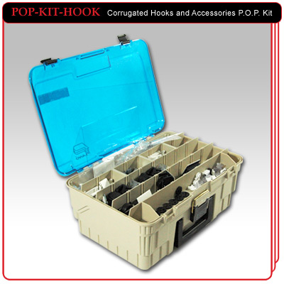 Corrugated Hooks and Accessories P.O.P. Kit