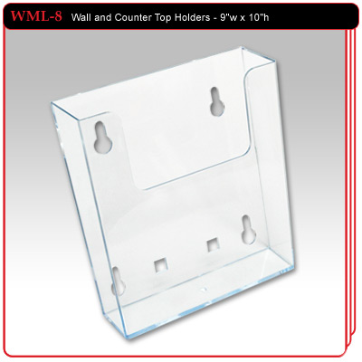 WML-8 - Wall and Counter Top Literature Holder