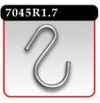 Metal S-hook 7045R1.7