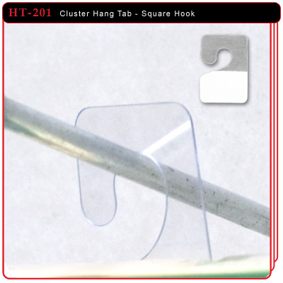 Square Hook Cluster Hang Tabs