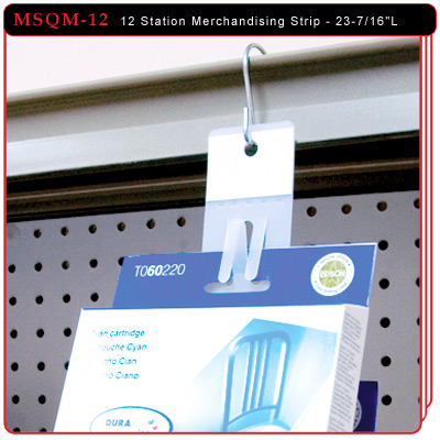 12-Station Disposable Merchandising Strip