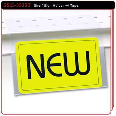 Shelf Sign Holder w/tape
