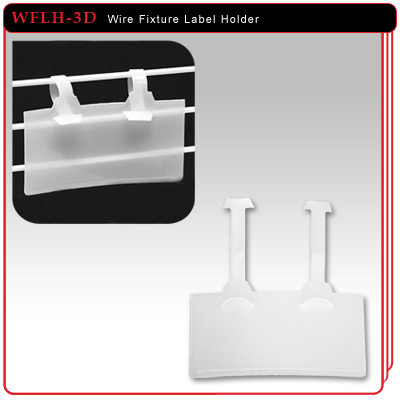 Double Strap Wire Fixture Label Holder