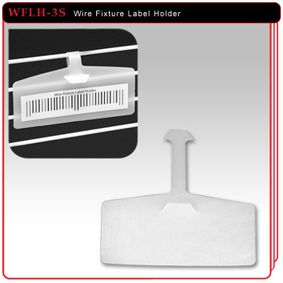 Single Strap Wire Fixture Label Holder