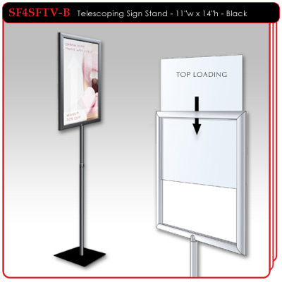 Telescoping Sign Stand
