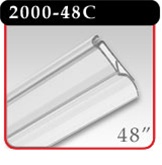 Snap-Lock Banner Hanger 48" - Clear -#2000-48C