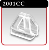 Aluminum Banner Hanger - Mounting Clip, Clear -#2001CC