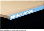 Data Strip® Label Holder for Wood Shelving 1.25" H 48" L