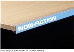 Data Strip® Label Holder for Wood Shelving 1.25" H 48" L