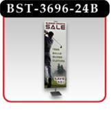 Aluminum Banner Stand-#BST-3696-24B