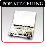 Ceiling Hardware & Signage Connector P.O.P. Kit -#POP-KIT-CEILING