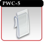 Power Wing Clip - Clear Polypropylene, 1-"w x 2-"h -#PWC-5