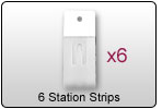 6 Station Merchandising Strips