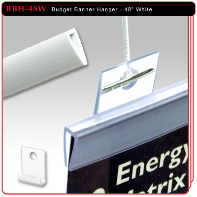 Budget Banner Hanger - 48" White