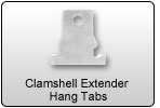 Clamshell Extender Hang Tabs