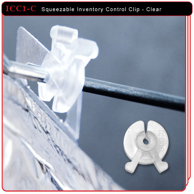 Clear Inventory Control Clip