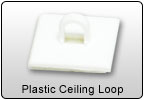 Plastic Ceiling Loop - Hanging Hardware