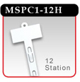 Plastic Merchandising Strip - MSPC1-12H