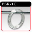 Plastic Split Rings - Clear