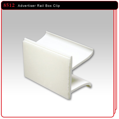 Advertiser Rail Box Clip w/out Thumbscrew