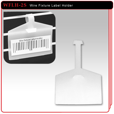 Wire Fixture Label Holder 2 3 8 W X 1, Wire Shelving Label Holders