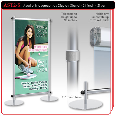24" - Apollo Snapgraphics Display Stand