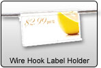 Wire Hook Label Holder