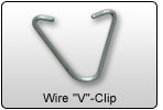 Wire V-Clip - Hanging Hardware