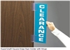 SuperGrip� Square Edge Sign Holder with Hinge
