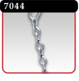 Metal Chain - 4' Length, 16 Ga. Galvanized Steel - Sold in Pairs