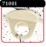 Twist-On Series ceiling mount - Ivory -#7100I