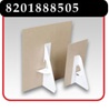 7 inch Self-Sticking Single Wing -  Cardboard Easel - Sold in Quantities of 10