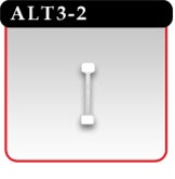 Aluminum Twist Sign Holders- 3"L w/2 Adhesive Pads -#ALT3-2