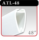 Atlas Banner Hanger - 48" White - Sold in Pairs
