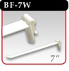 Butterfly Hook - White Plastic - 7"d - Sold in Quantities of 1000