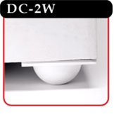 Corrugated Display Caster w/adhesive pad - 2"w x 2"d