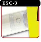Econo Shelf Clip w/3-Adhesive Strips - Sold in Quantities of 100