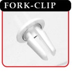Fork Clip - For Use w/ 1/4" Holes