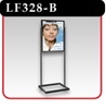 Poster Sign Stand with rectangular uprights - Black -#LF328-B