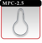 Metal Pear Clip - 2-3/4" L -#MPC-2.5