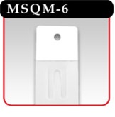 6 Station Merchandising Strip - 12-3/8"L-#MSQM-6