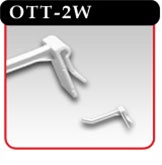 Over The Top Hook - White Plastic - 2"d - Sold in Quantities of 20