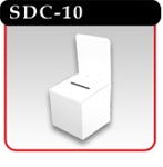 Counter Top Ballot Box - 10"w x 10-1/4"d