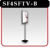 Telescoping Sign Stand - 11"w x 14"h - Black -#SF4SFTV-B