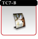 Eclipse Tabletop Signholder - 6" x 4" - Black -#TC7-B