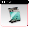 Eclipse Tabletop Signholder - 11" x 8-1/2" - Black -#TC8-B