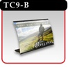 Eclipse Tabletop Signholder - 8-1/2" x 11" - Black -#TC9-B